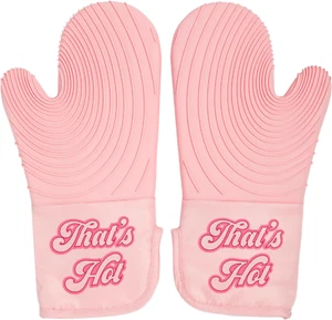 Paris Hilton Ofenhandschuh-Set mit kultigem That's HOT Design, hitzebeständiger Topf Hol - Bild 1 von 12