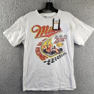 JUNK FOOD Tees Graphic Print Tshirt Women's S White Short Sleeves Pullover Style - Picture 1 of 12