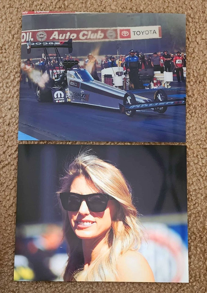 JUEGO DE 2 FOTOS BRILLANTES DE 8X10 LEAH PRITCHETT #G44 Foto 1 de 1