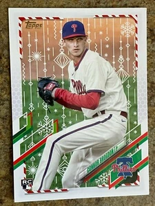 2021 Topps Holiday RC HW169 Connor Brogdon - Philadelphia Phillies - Picture 1 of 2