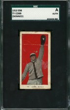 E98 Anonymous Ty Cobb SGC Red Variation HOF GOAT SGC A