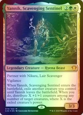 1x FOIL YANNIK, SCAVENGING SENTINEL - Commander - MTG - NM - Magic the Gathering
