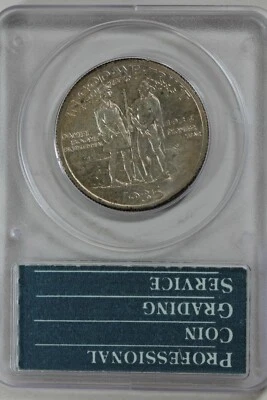 1935/34 .50 PCGS MS 65  BOONE Classic Silver Commemorative Coin, Lafayette - Image 1 of 2