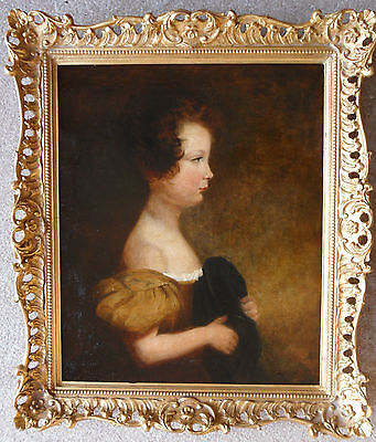 Círculo De Sir Thomas Lawrence Pra 1769-1830 Pintura Al Óleo Retrato: Young Niña • 3,150.03€