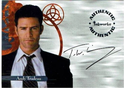 Charmed Season 1 One Inkworks Autograph Card A4 T.W. King as Andy Trudeau Auto - Image 1 of 2