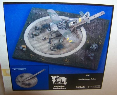 VERLINDEN 1:48 WWII LUFTWAFFE AIRFIELD COMPASS SWING PLATFORM FOR DOIRAMA 1836  - Image 1 of 2