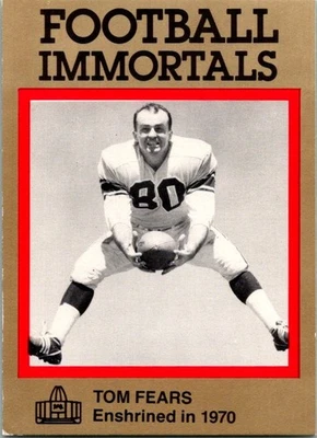 1985-88 Football Immortals #40 Tom Fears - Image 1 of 2