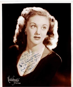 Jan Sterling actress signed vintage autographed photo striking blonde - Picture 1 of 3