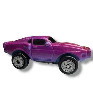 Micro Machines Galoob Ford Mustang GT 500 - Purple / Orange Stripes - Picture 1 of 6