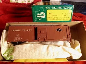 Lehigh Valley Black Diamond 40' Boxcar New England Models 1800 HO Bausatz LV 66604 R - Bild 1 von 4