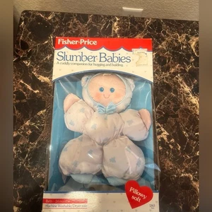 Vintage 1989Fisher-Price Slumber Babies Plush Doll - Picture 1 of 5