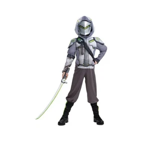 Disguise Licensed Overwatch 2 Genji Deluxe Muscle Child Boys Costume Game 119779 - Picture 1 of 3