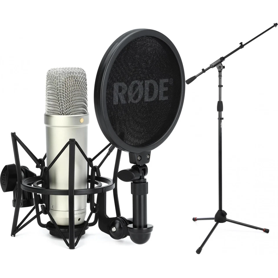 Rode NT1 5th Generation Condenser Microphone with SM6 Shockmount, Pop Filter, - Image 1 of 1