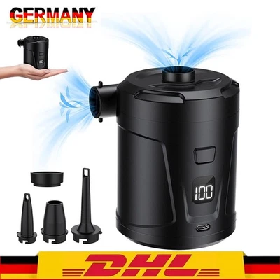 MARKENLOS Batería eléctrica USB 5200 mAh bomba de aire piscina botes inflables colchón de aire ventilador