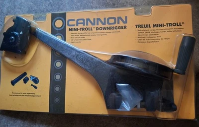 Cannon Boat Mini-Troll Manual Downrigger NIB Depth  Down Rigger Fishing Trolling - Image 1 of 2
