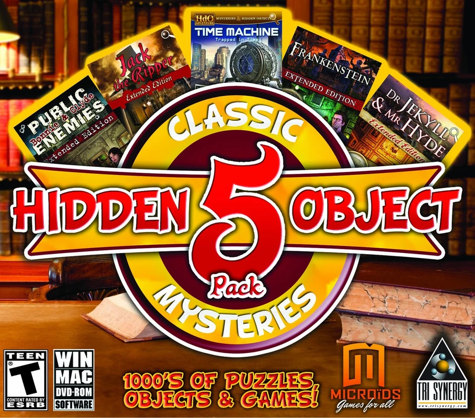 Hidden Object Classic Mysteries - 5 Game Pack - Image 1 of 1
