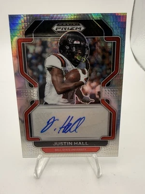 2023 Panini Prizm Draft Picks - 2022 Prizm Draft Picks Autographs Update Justin - Image 1 of 2