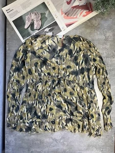 Blusa de malla vintage Transit Par Such 100 % seda vanguardista talla 5 - Imagen 1 de 8