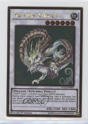 Naturia Barkion 1st Ed. YuGiOh Premium Gold: Return of the Gold #PGL2-EN087 - Image 1 of 2
