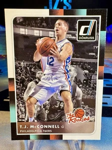 Tarjeta de novato 2015-16 TJ McConnell Panini Donruss The Rookies #14 - Imagen 1 de 2