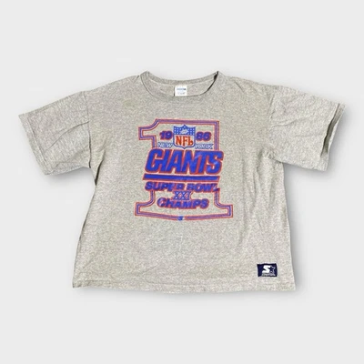 Vintage New York Giants Shirt XL 80s Single Stitch Super Bowl NFL Football NYG - Image 1 of 4