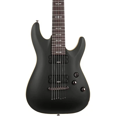 Schecter Guitar Research Demon-7 7-String Electric Guitar Satin Aged Black - Image 1 of 4