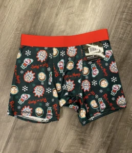 Rick & Morty Christmas Boxer Brief - Size Small - Picture 1 of 3