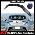 22 Fit For TOYOTA Corolla Auris E210 5D Rear V Mid Trunk Spoiler Forge Carbon