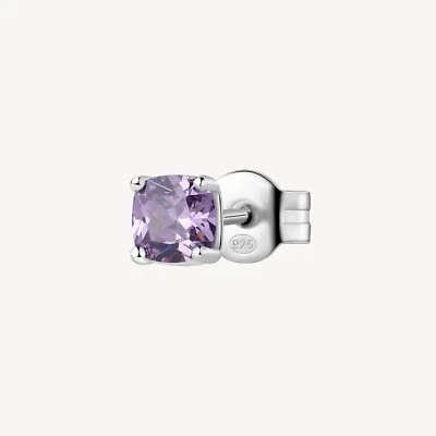 BROSWAY FANCY ORECCHINO SINGOLO CON ZIRCONI IN ARGENTO 925 FMP07 MAGIC PURPLE - Immagine 1 di 4