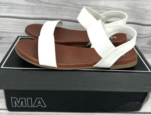 MIA CINDI SANDALS Women's Size 5.5 WHITE NEW IN BOX!! - Picture 1 of 9