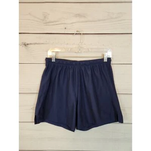 Under Armour Women's Navy Blue High Rise Elastic Waist Athletic Shorts Medium - Picture 1 of 6