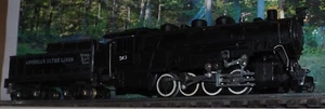 SMOKING - American Flyer #343, 0-8-0 Switcher Lokomotive & Tender. - Bild 1 von 9