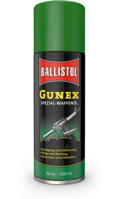 Ballistol Gunex Waffenöl, Schmieröl, Pflegeöl, 1x 200ml / 22200