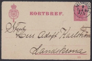 CLCV180 Schweden alte Postkarte, Helsingborg, 9. August 1911. - Bild 1 von 2