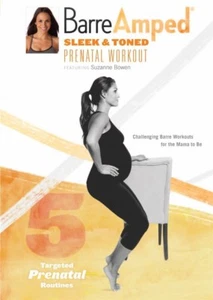 SUZANNE BOWEN BARREAMPED SLEEK & TONED PRENATAL WORKOUT DVD BARRE AMPED NEW - Imagen 1 de 2