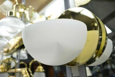 Kichler WALL SCONCE K5281PB Polished Brass White Glass 1-Light NEW - Image 1 of 3