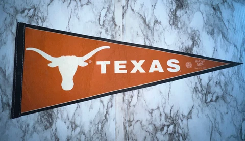 WinCraft NCAA Texas Longhorns Carded Classic Felt Pennant, 12" x 30" Cover