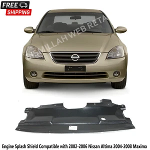 Engine Splash Shield Compatible with 2002-2006 Nissan Altima 2004-2008 Maxima - Picture 1 of 4