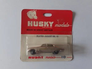 Corgi Juniors ( Husky ) Nr.18 Plated Jaguar MK.10 neu mit OVP selten - Bild 1 von 11
