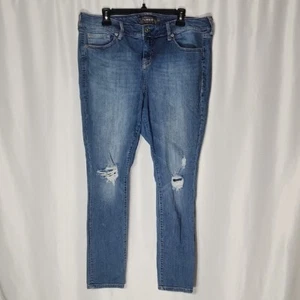 Torrid Womens Skinny Jeans Denim Blue Size 16 R 16 Regular - Picture 1 of 9