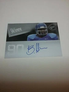 Firmas auténticas de pase de prensa Billy Winn Boise State 2012 #PPS-BW2 - Imagen 1 de 4