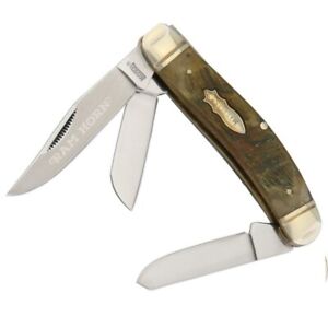 Marbles Stockman Pocket Folder Knife Stainless Steel Blades Ram´s Horn Handle