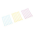 3 paires/sac patchs curler faux cils en silicone coloré coussinets Perm