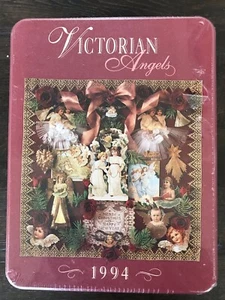 Hallmark Springbok Victorian Angels Puzzle 500 pc. Shimmer/Antique Tin 1994 NEW - Picture 1 of 3