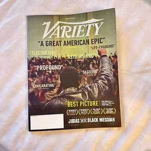 VARIETY MAGAZINE MARCH 4 2021 Anthony Mackie- Judas and the Black Messiah Cover - Picture 1 of 4