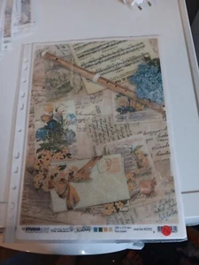 RICEPAPER PARA ÁLBUM DE RECORTES NUEVO 30X21 CM (RP28) - Imagen 1 de 1