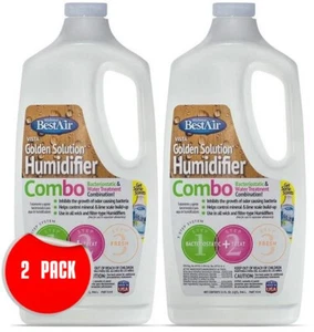 2PACK BestAir Golden Solution Humidifier Combo , 32 oz. (1 QT), 946 ml. - Picture 1 of 7