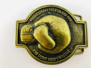 Vintage Johns Manville Heavyweight Buckle Permastran Fiber Glass Pipe The Light  - Picture 1 of 3