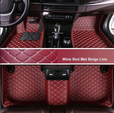 Car floor mats Mercedes-Benz W204 W205 C200 C300 C350 C63 AMG Custom knitting - Image 1 of 4