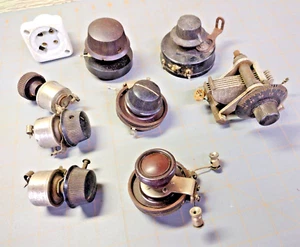 Vintage Lot Old Electronic Parts Clarostat Yaxley Potentiometer Resistor ASIS NX - Picture 1 of 12